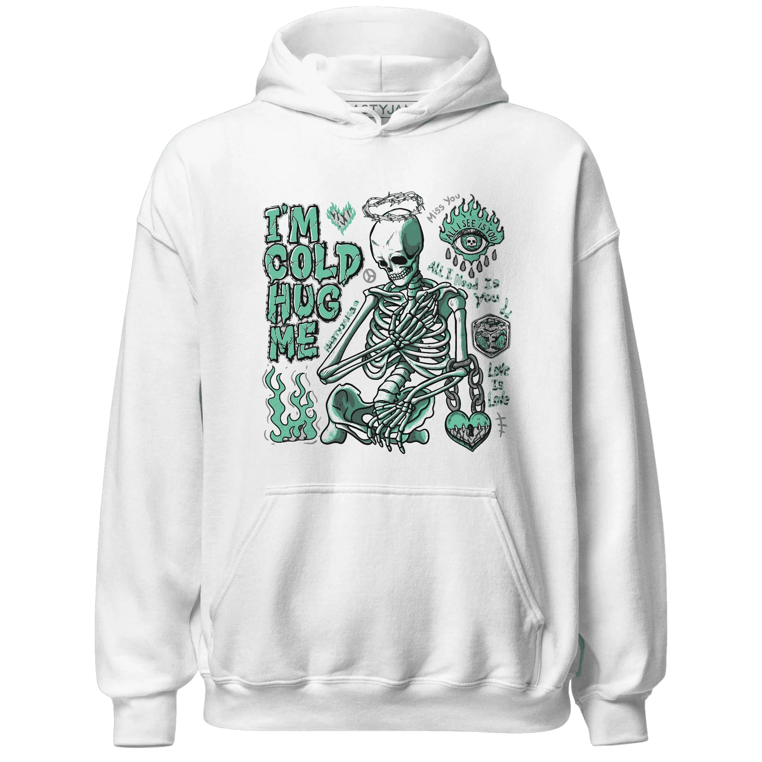 Green-Glow-3s-NastyJamz-Hoodie-Match-Im-Cold-Hug-Me