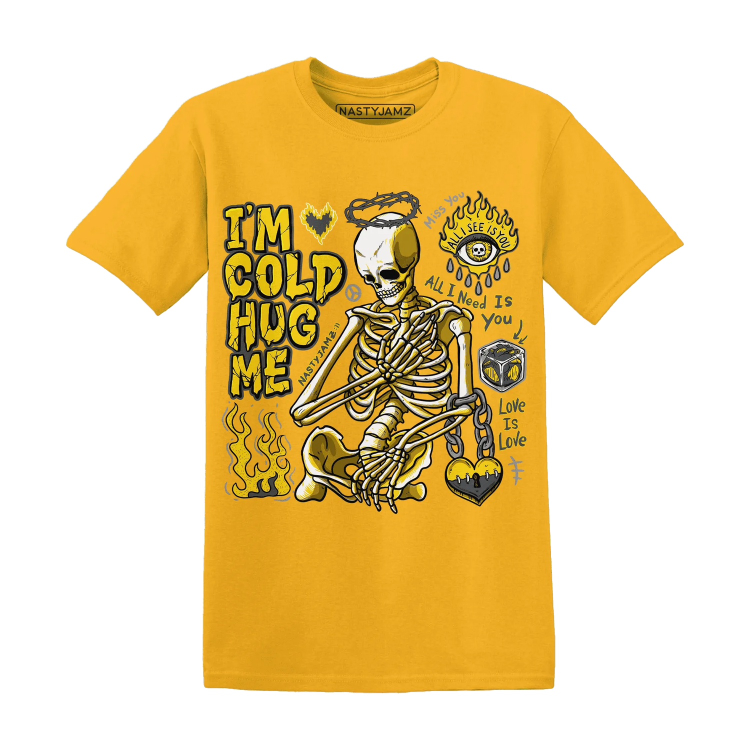 Thunder-4s-NastyJamz-T-Shirt-Match-Im-Cold-Hug-Me