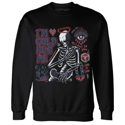 VaporMax-Air-Plus-Midnight-Navy-Gold-Black-NastyJamz-Sweatshirt-Match-Im-Cold-Hug-Me