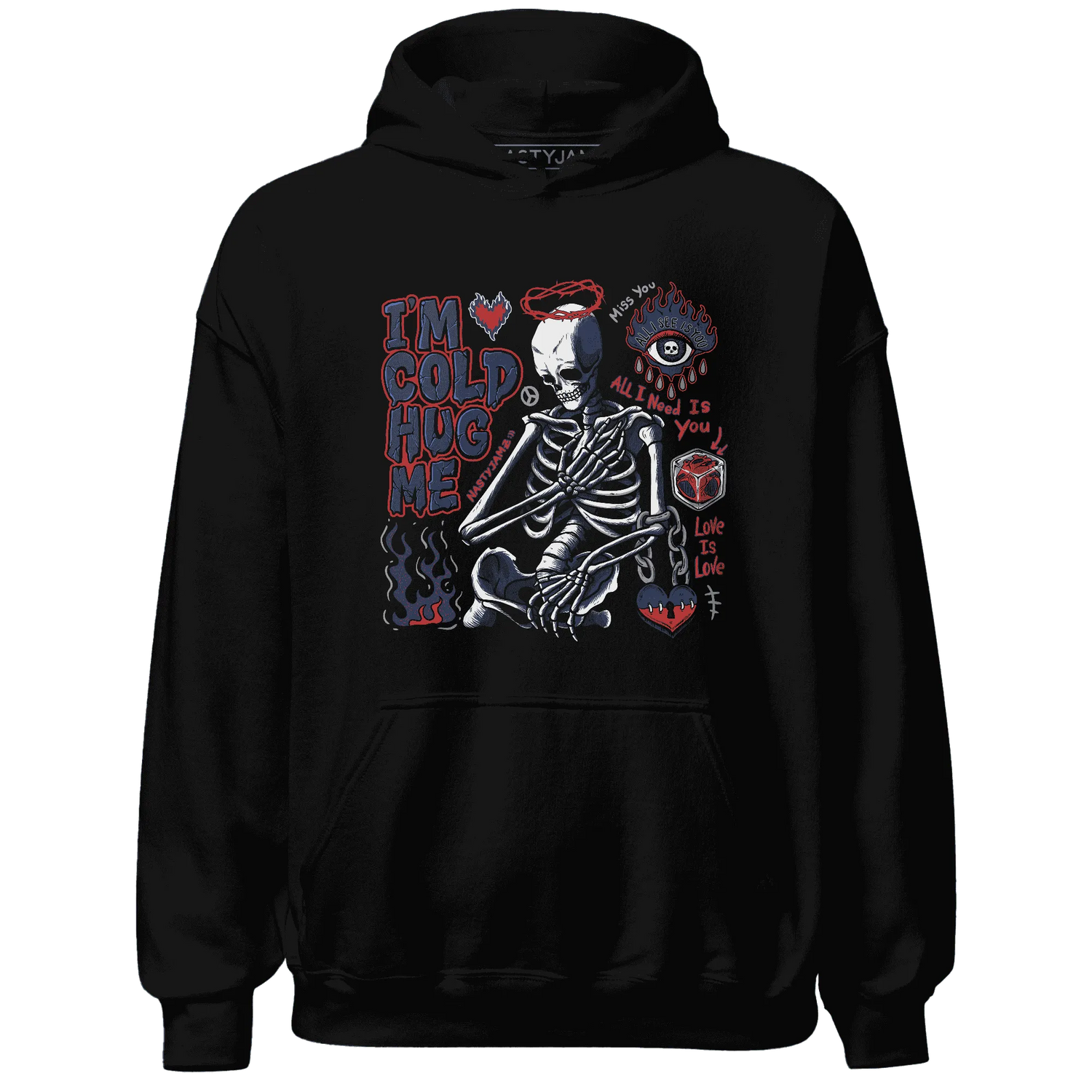 VaporMax-Air-Plus-Midnight-Navy-Gold-Black-NastyJamz-Hoodie-Match-Im-Cold-Hug-Me