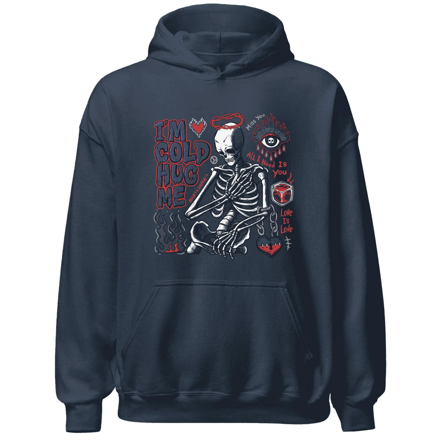 VaporMax-Air-Plus-Midnight-Navy-Gold-Black-NastyJamz-Hoodie-Match-Im-Cold-Hug-Me