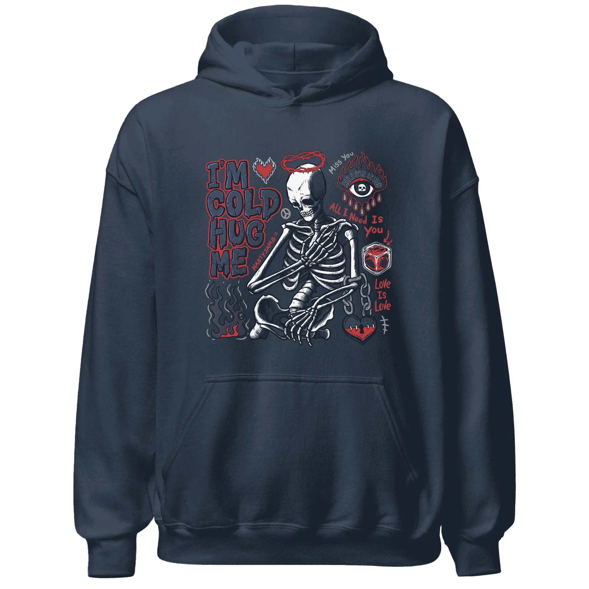 VaporMax-Air-Plus-Midnight-Navy-Gold-Black-NastyJamz-Hoodie-Match-Im-Cold-Hug-Me