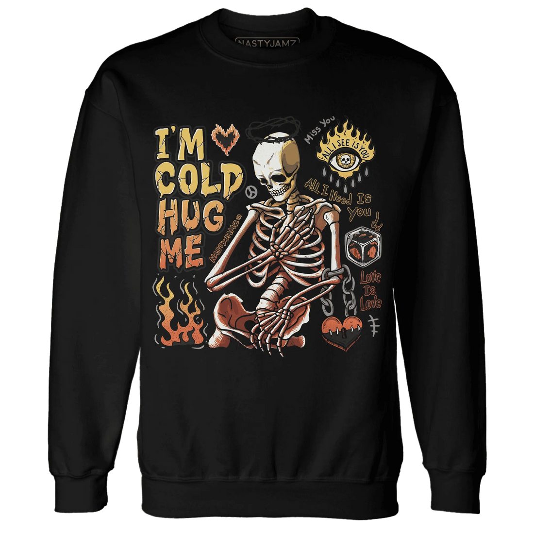 VaporMax-Crimson-Total-Orange-Plus-Sweatshirt-Match-Im-Cold-Hug-Me