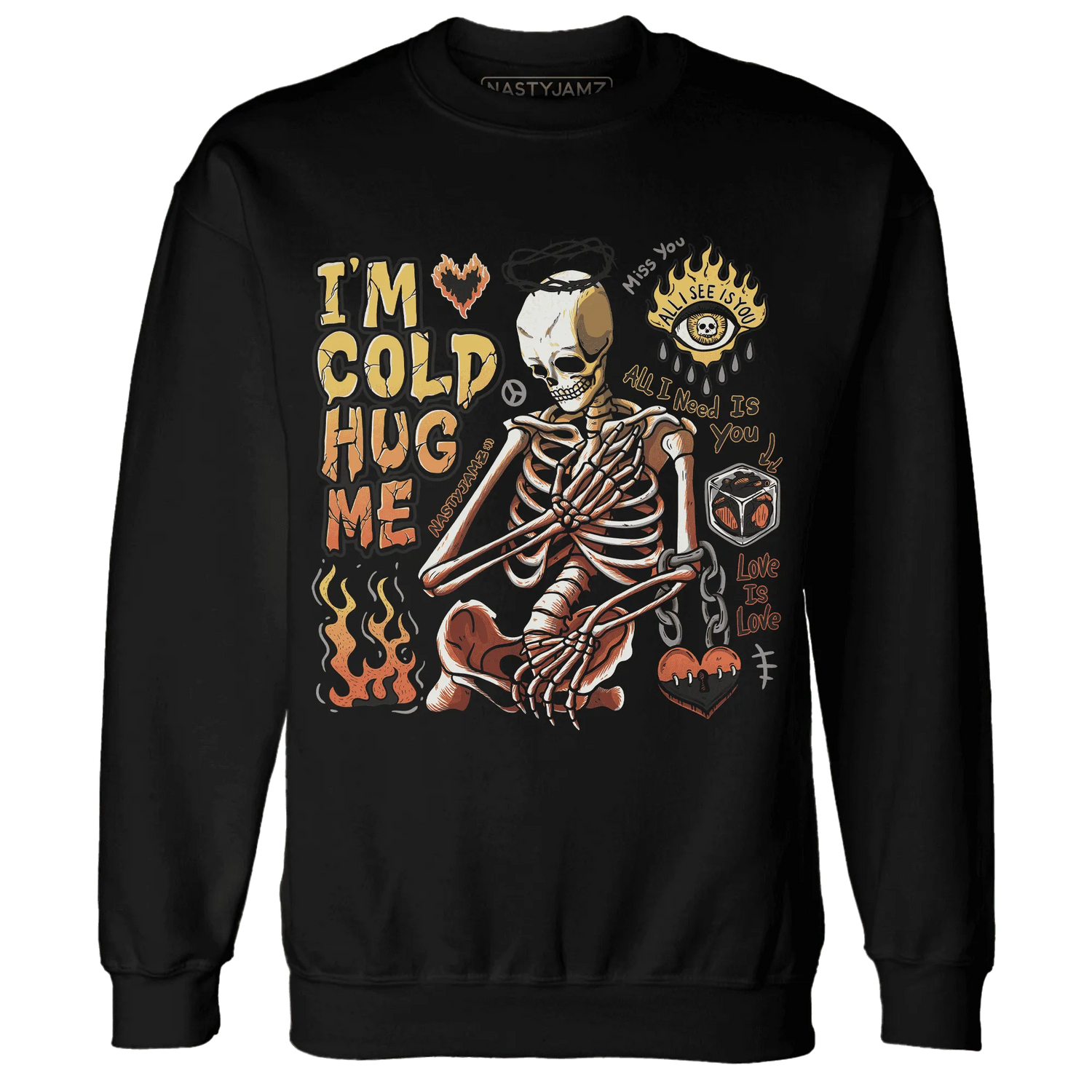 VaporMax-Crimson-Total-Orange-Plus-Sweatshirt-Match-Im-Cold-Hug-Me