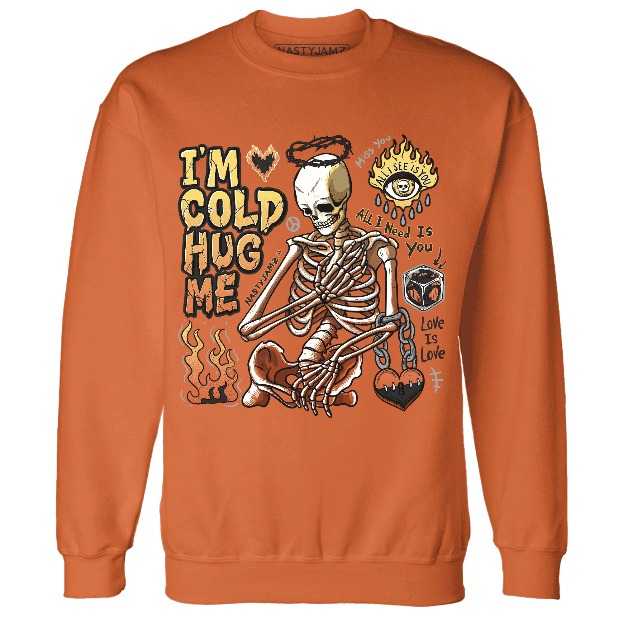 VaporMax-Crimson-Total-Orange-Plus-Sweatshirt-Match-Im-Cold-Hug-Me