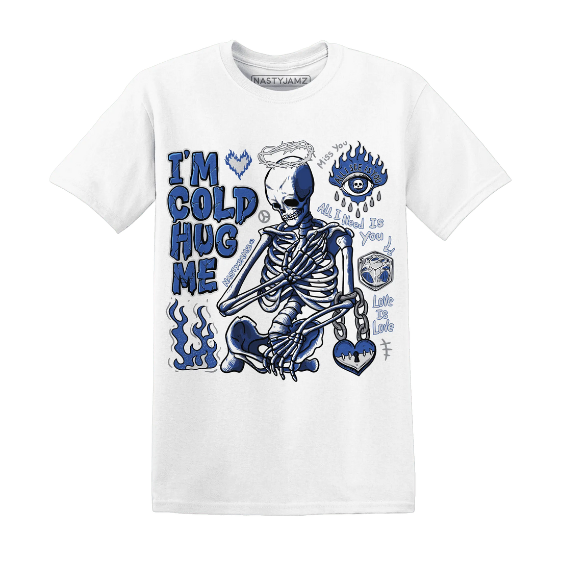 VaporMax-Game-Royal-Blue-NastyJamz-T-Shirt-Match-Im-Cold-Hug-Me