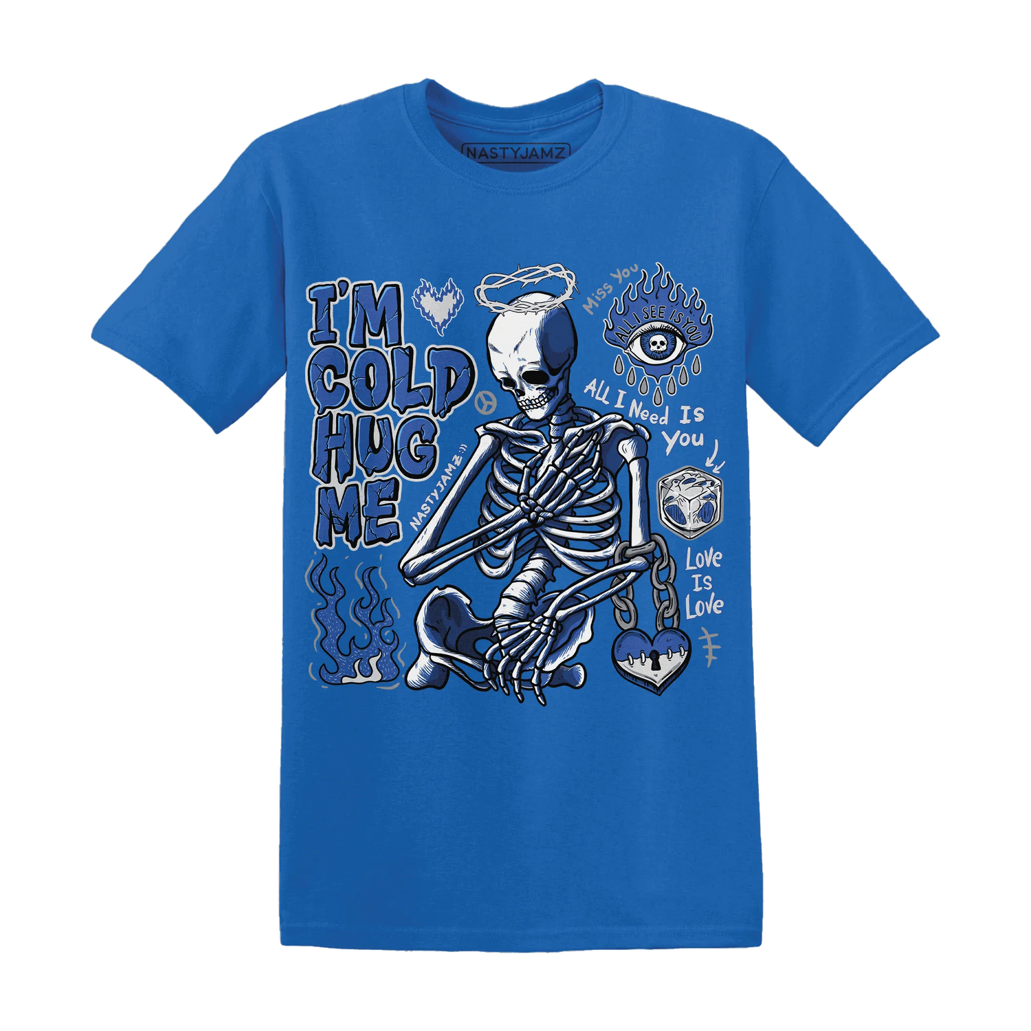 VaporMax-Game-Royal-Blue-NastyJamz-T-Shirt-Match-Im-Cold-Hug-Me