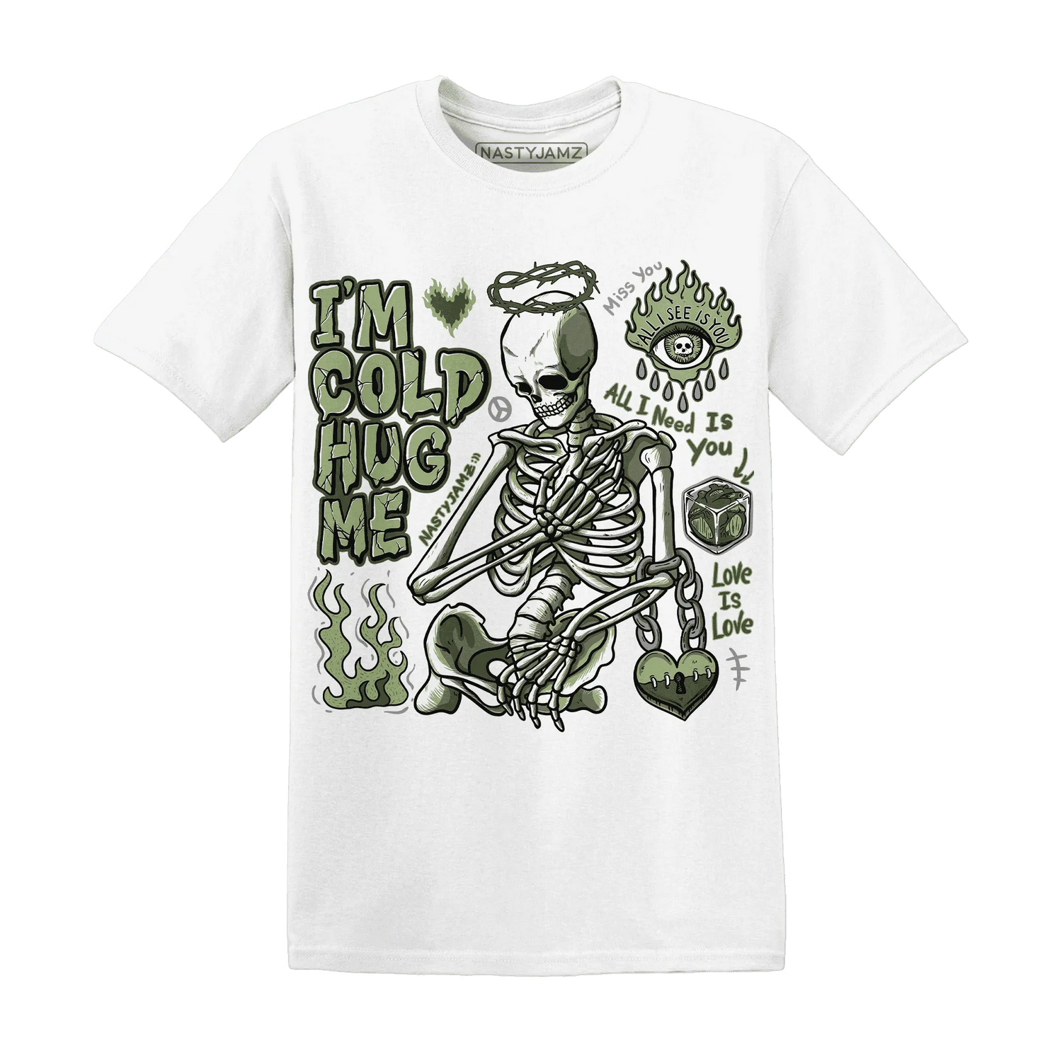 VaporMax-Plus-Alligator-NastyJamz-T-Shirt-Match-Im-Cold-Hug-Me
