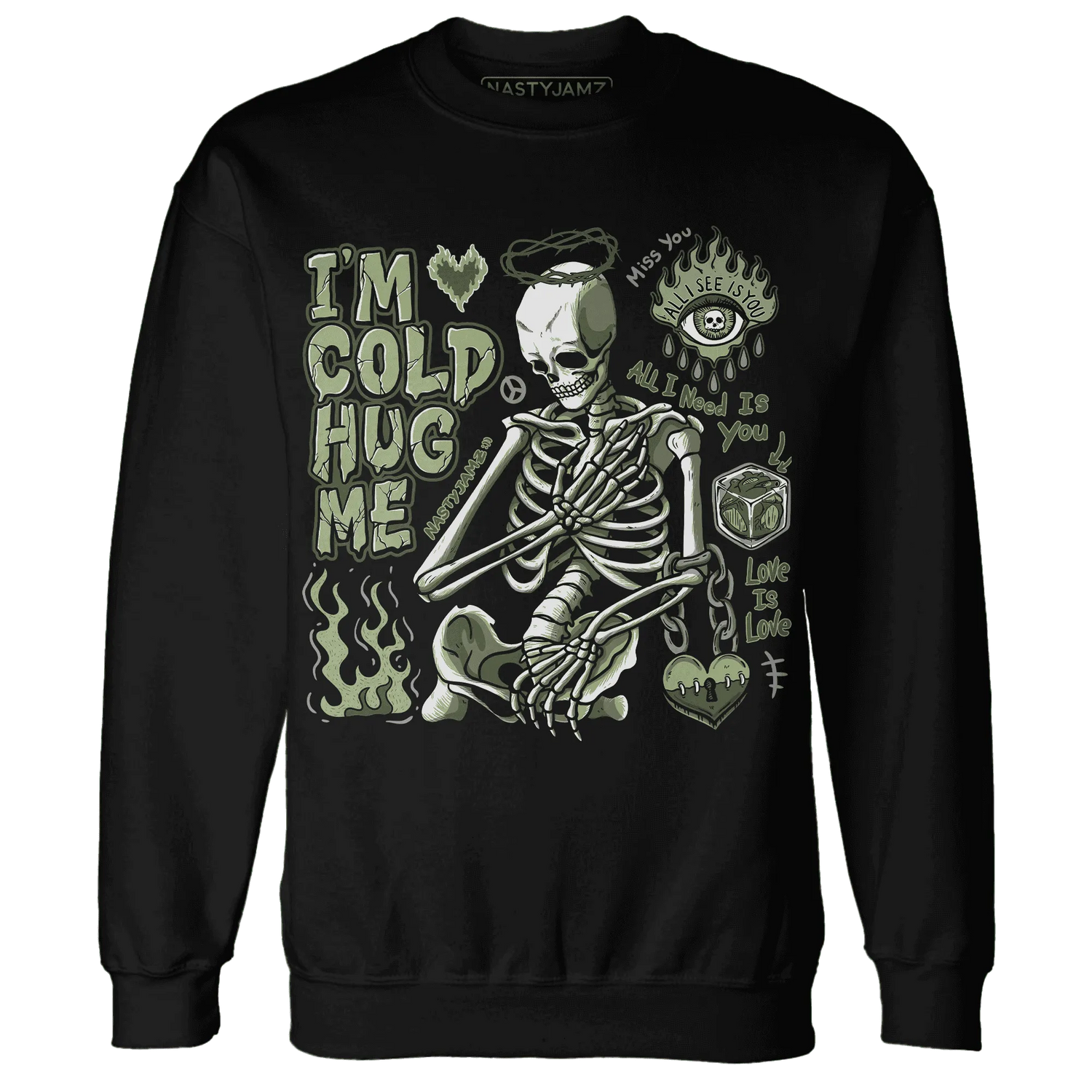 VaporMax-Plus-Alligator-NastyJamz-Sweatshirt-Match-Im-Cold-Hug-Me