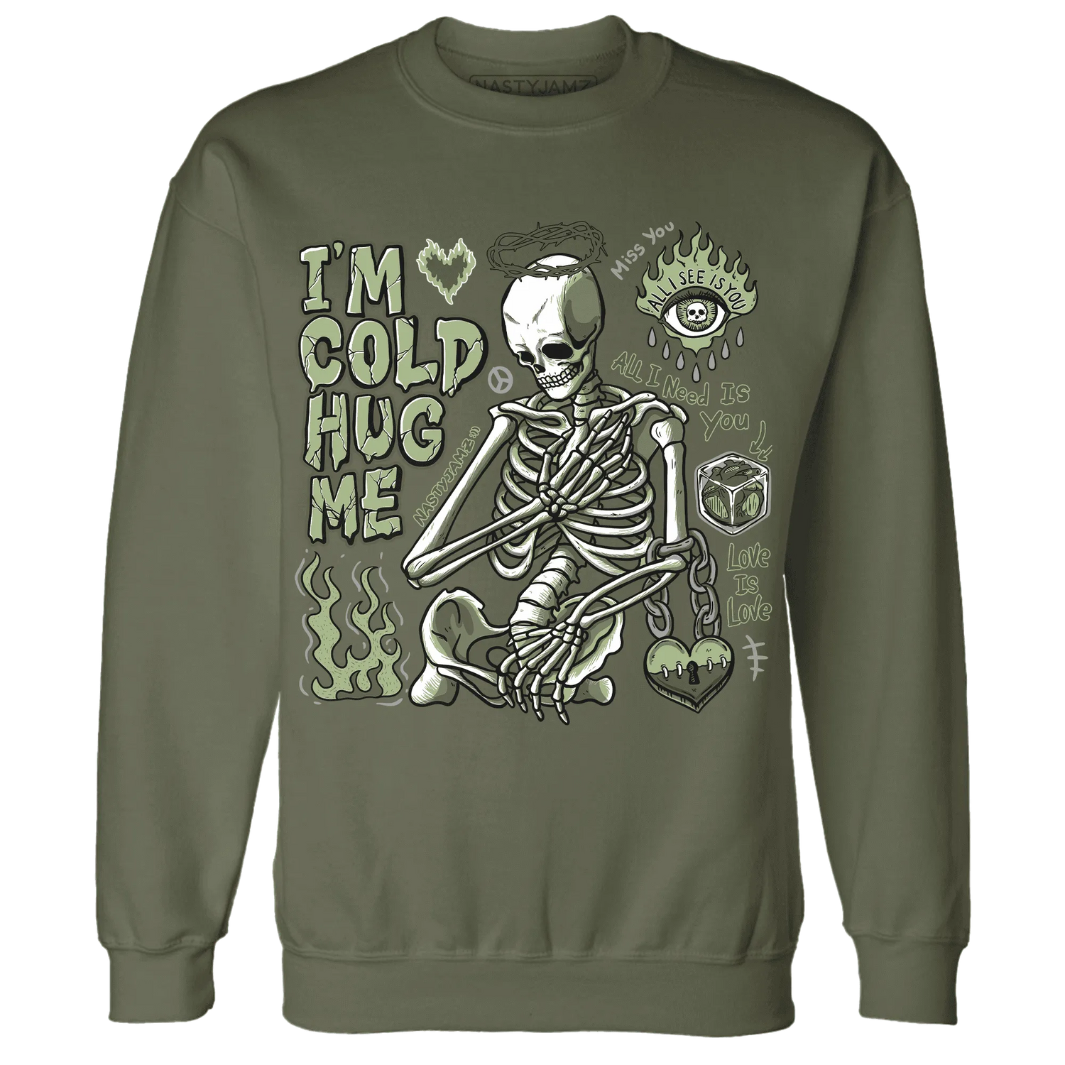 VaporMax-Plus-Alligator-NastyJamz-Sweatshirt-Match-Im-Cold-Hug-Me