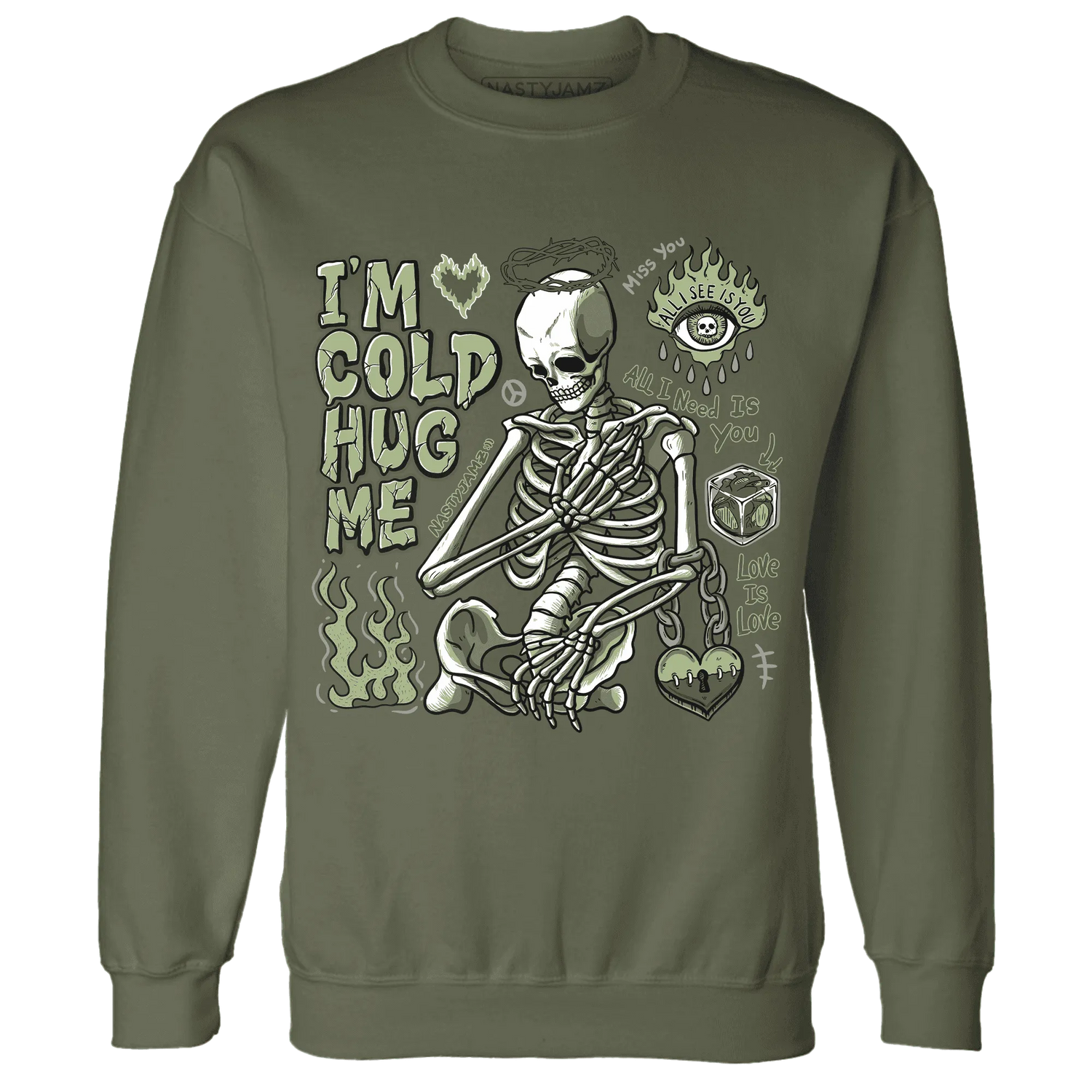 VaporMax-Plus-Alligator-Sweatshirt-Match-Im-Cold-Hug-Me