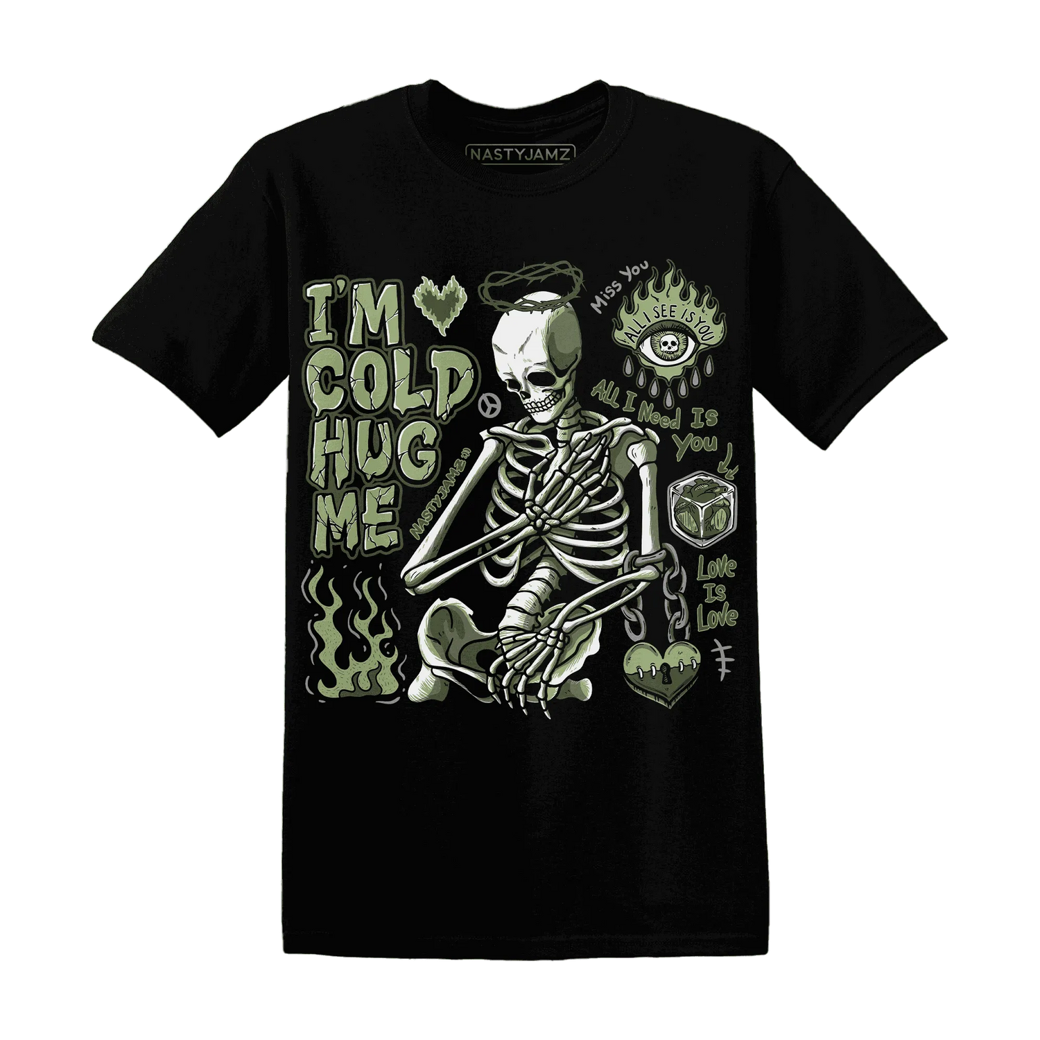 VaporMax-Plus-Alligator-NastyJamz-T-Shirt-Match-Im-Cold-Hug-Me
