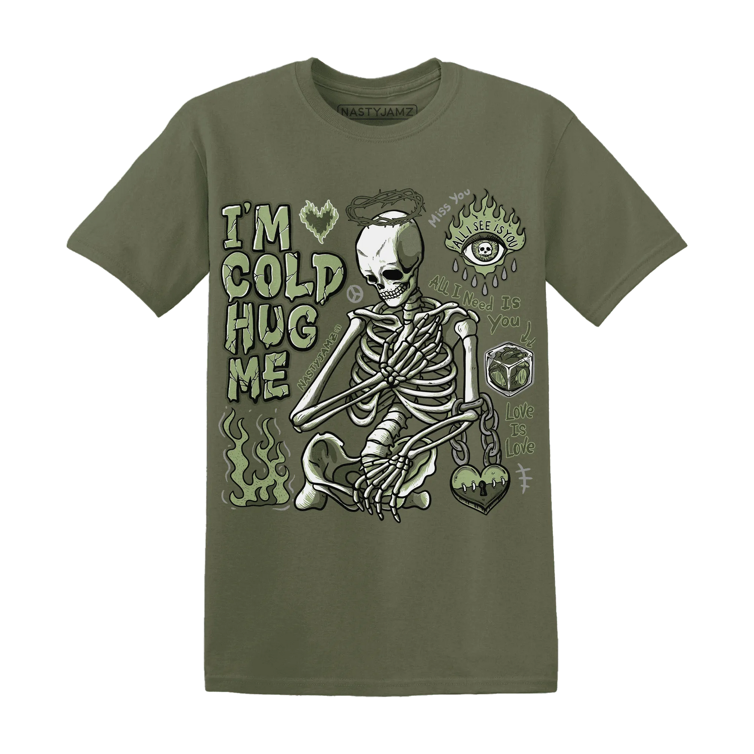 VaporMax-Plus-Alligator-NastyJamz-T-Shirt-Match-Im-Cold-Hug-Me