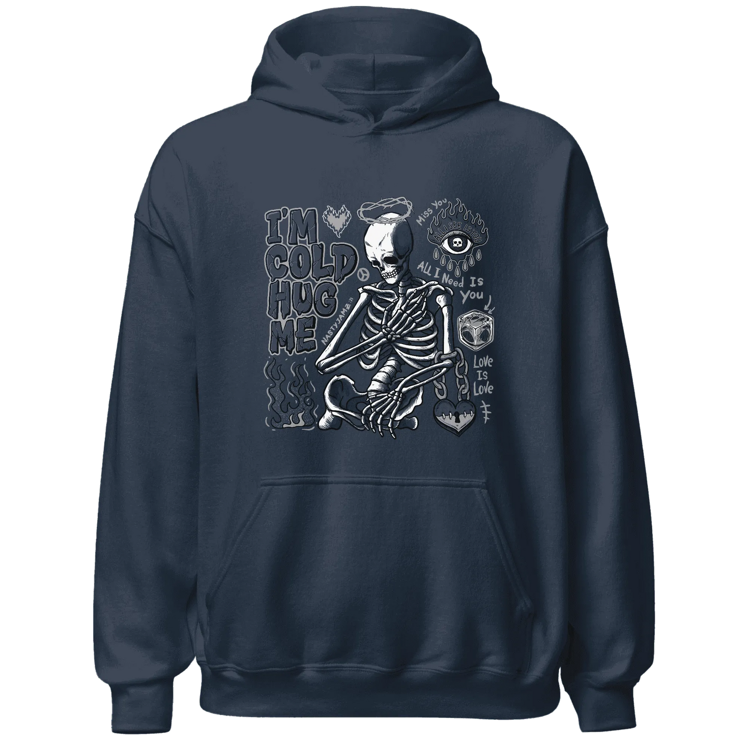 VaporMax-Plus-Midnight-Navy-White-Metallic-Silver-Hoodie-Match-Im-Cold-Hug-Me