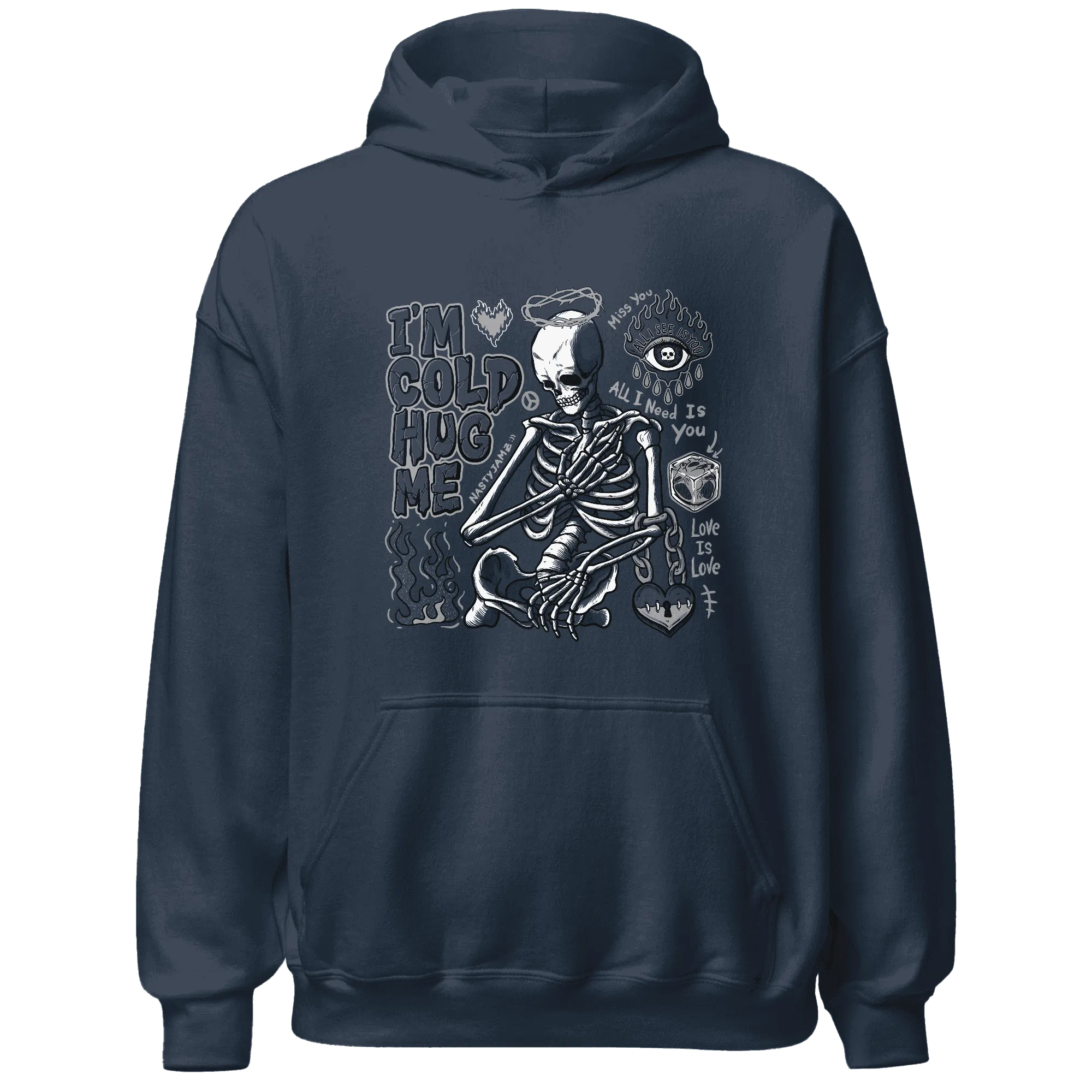 VaporMax-Plus-Midnight-Navy-White-Metallic-Silver-Hoodie-Match-Im-Cold-Hug-Me