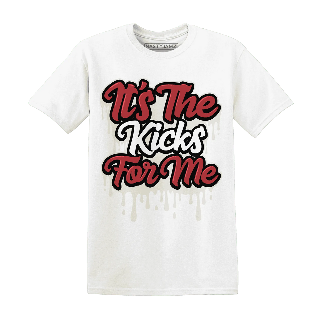 Black-Toe-Reimagined-Red-White-1s-T-Shirt-Match-Its-The-Kicks