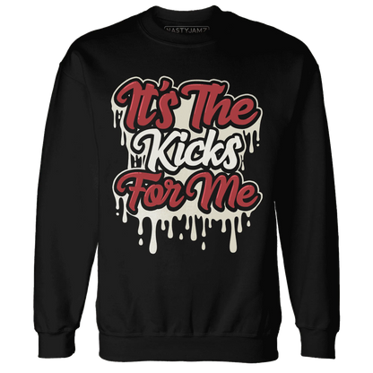 Black-Toe-Reimagined-Red-White-1s-Sweatshirt-Match-Its-The-Kicks