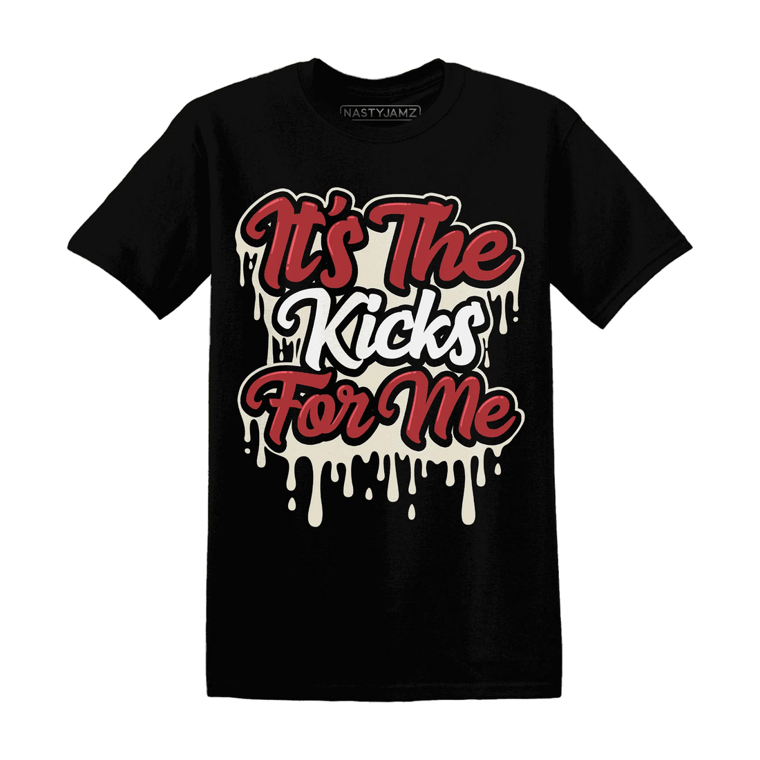 Black-Toe-Reimagined-Red-White-1s-T-Shirt-Match-Its-The-Kicks