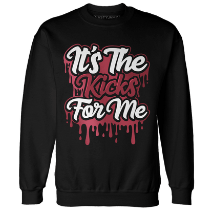 High 85 Metallic Burgundy 1s Sweatshirt Match Its The Kicks - NastyJamz