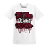 High White Team Red 1s T Shirt Its The Kicks - NastyJamz