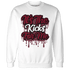 High White Team Red 1s Sweatshirt Match Its The Kicks - NastyJamz