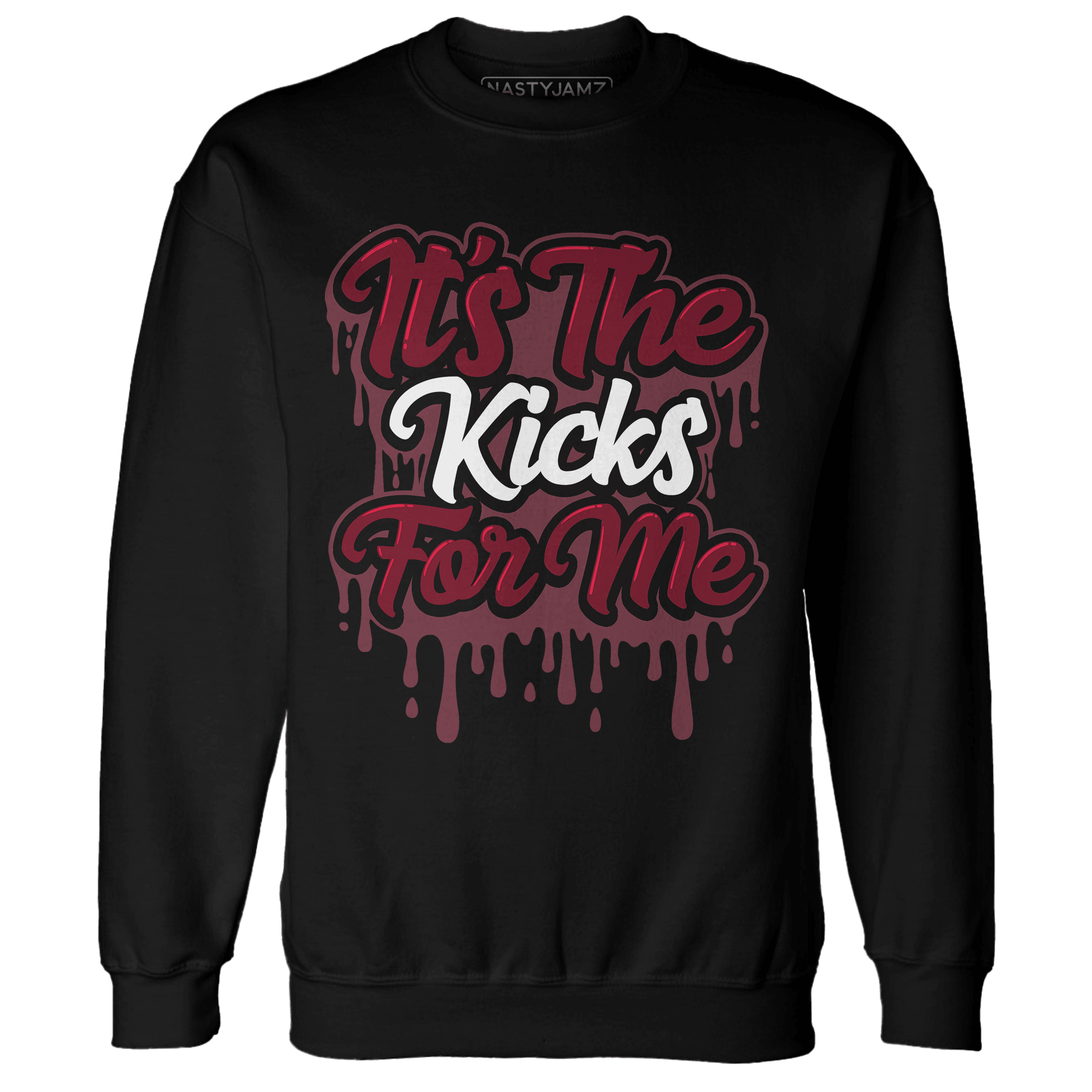 High White Team Red 1s Sweatshirt Match Its The Kicks - NastyJamz