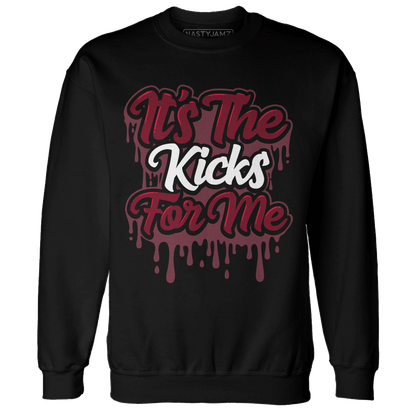 High White Team Red 1s Sweatshirt Match Its The Kicks - NastyJamz