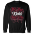 High White Team Red 1s Sweatshirt Match Its The Kicks - NastyJamz