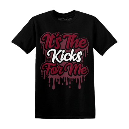 High White Team Red 1s T Shirt Its The Kicks - NastyJamz