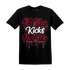 High White Team Red 1s T Shirt Its The Kicks - NastyJamz