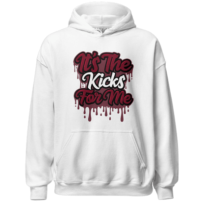 High White Team Red 1s Hoodie Match Its The Kicks - NastyJamz