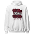 High White Team Red 1s Hoodie Match Its The Kicks - NastyJamz