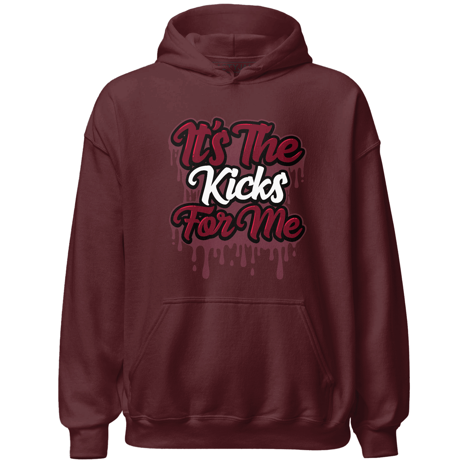 High White Team Red 1s Hoodie Match Its The Kicks - NastyJamz