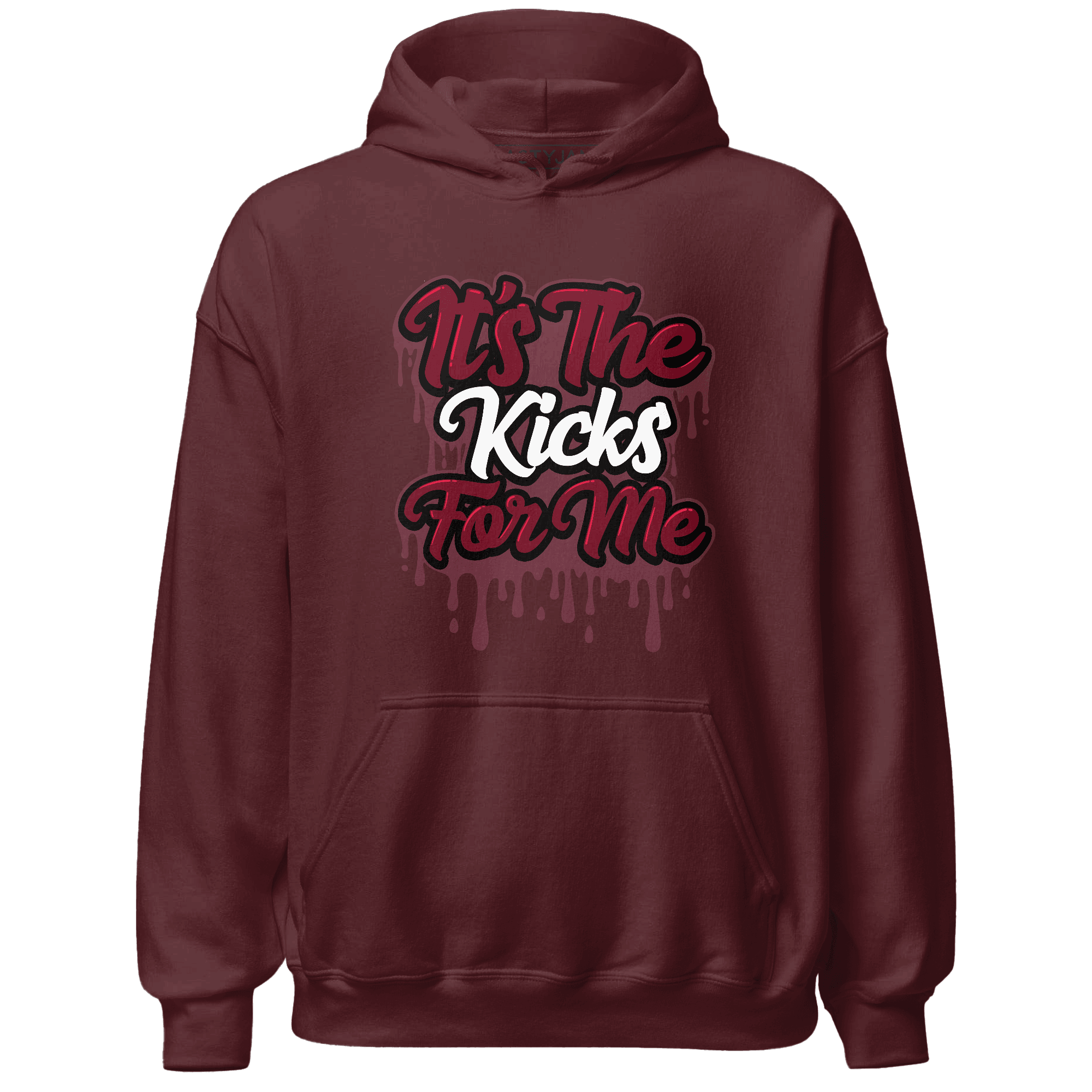High White Team Red 1s Hoodie Match Its The Kicks - NastyJamz