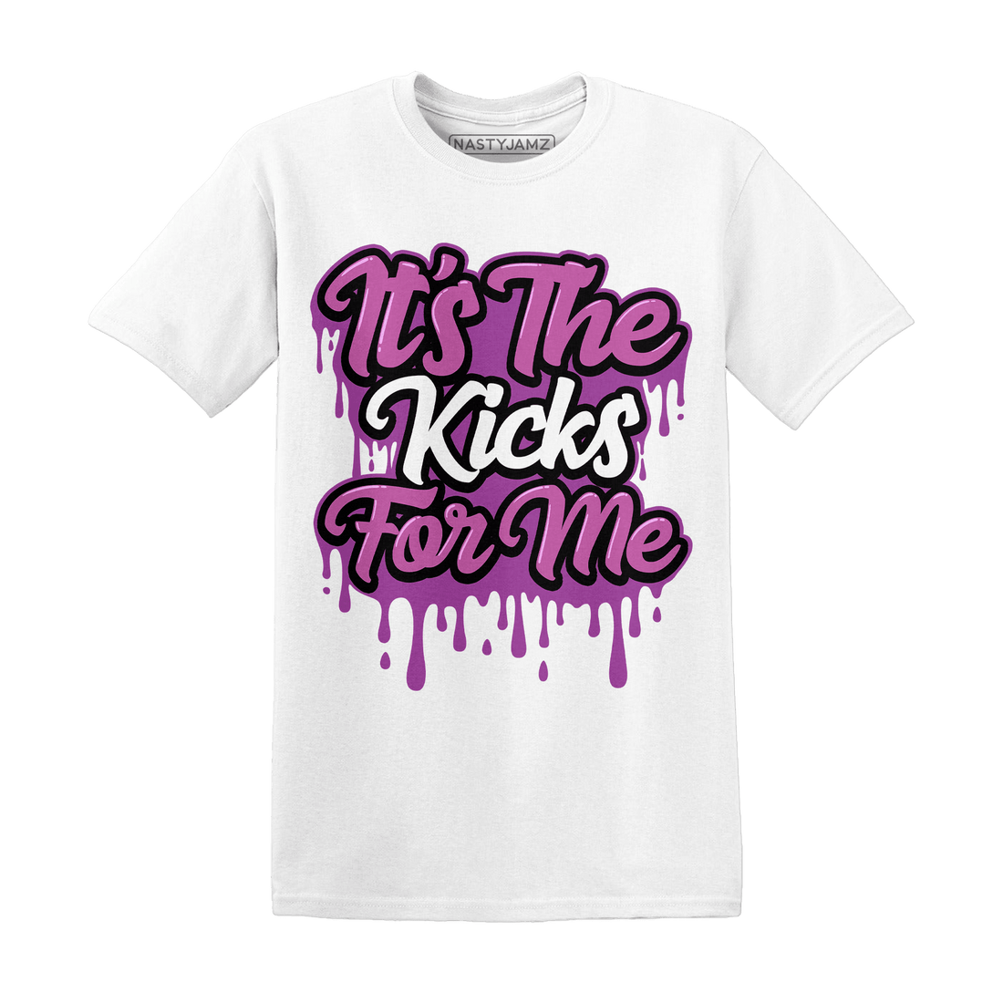 GS Hyper Violet 4s T Shirt Its The Kicks - NastyJamz