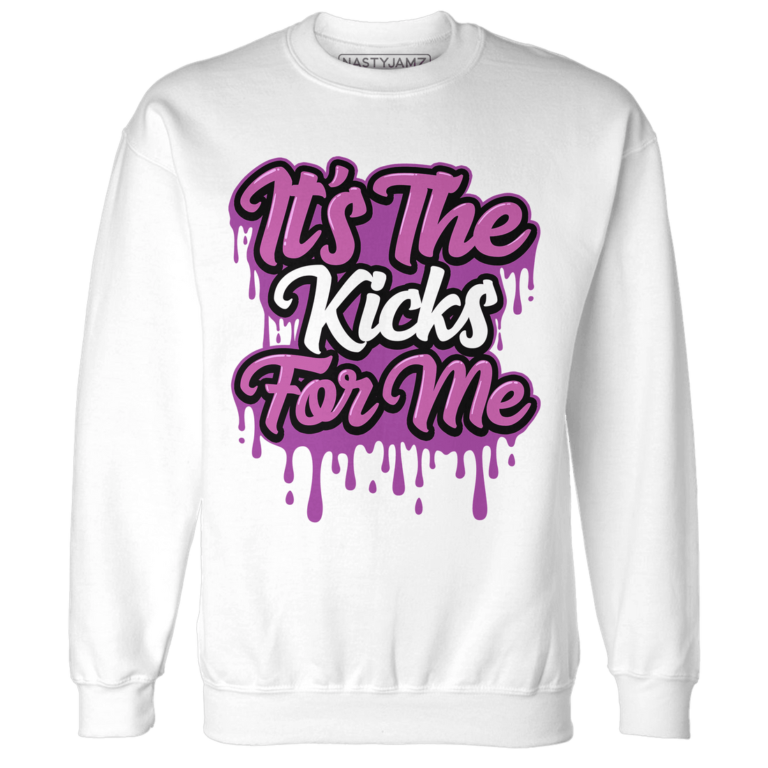 GS Hyper Violet 4s Sweatshirt Match Its The Kicks - NastyJamz