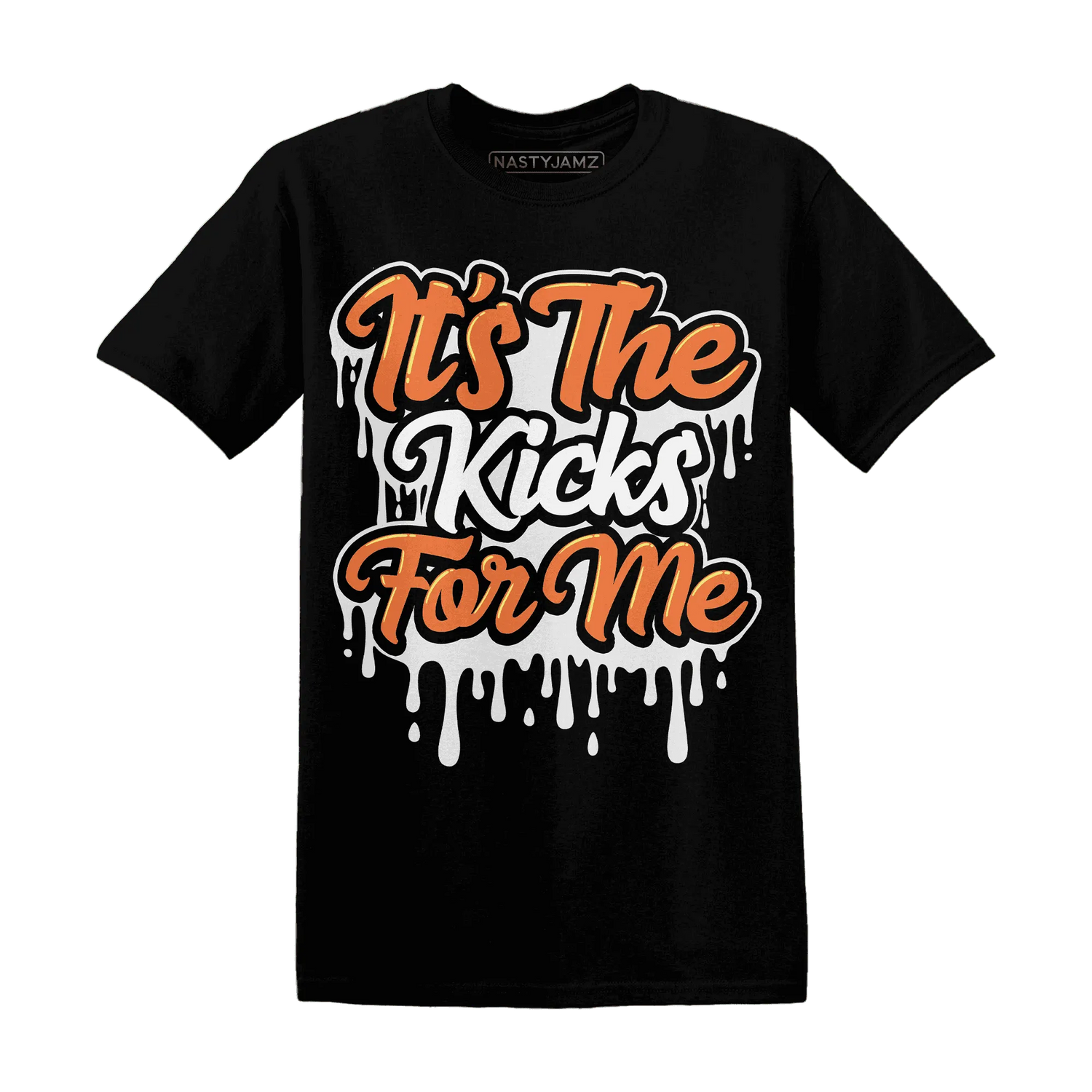 AM-TW-White-Orange-NastyJamz-T-Shirt-Match-Its-The-Kicks