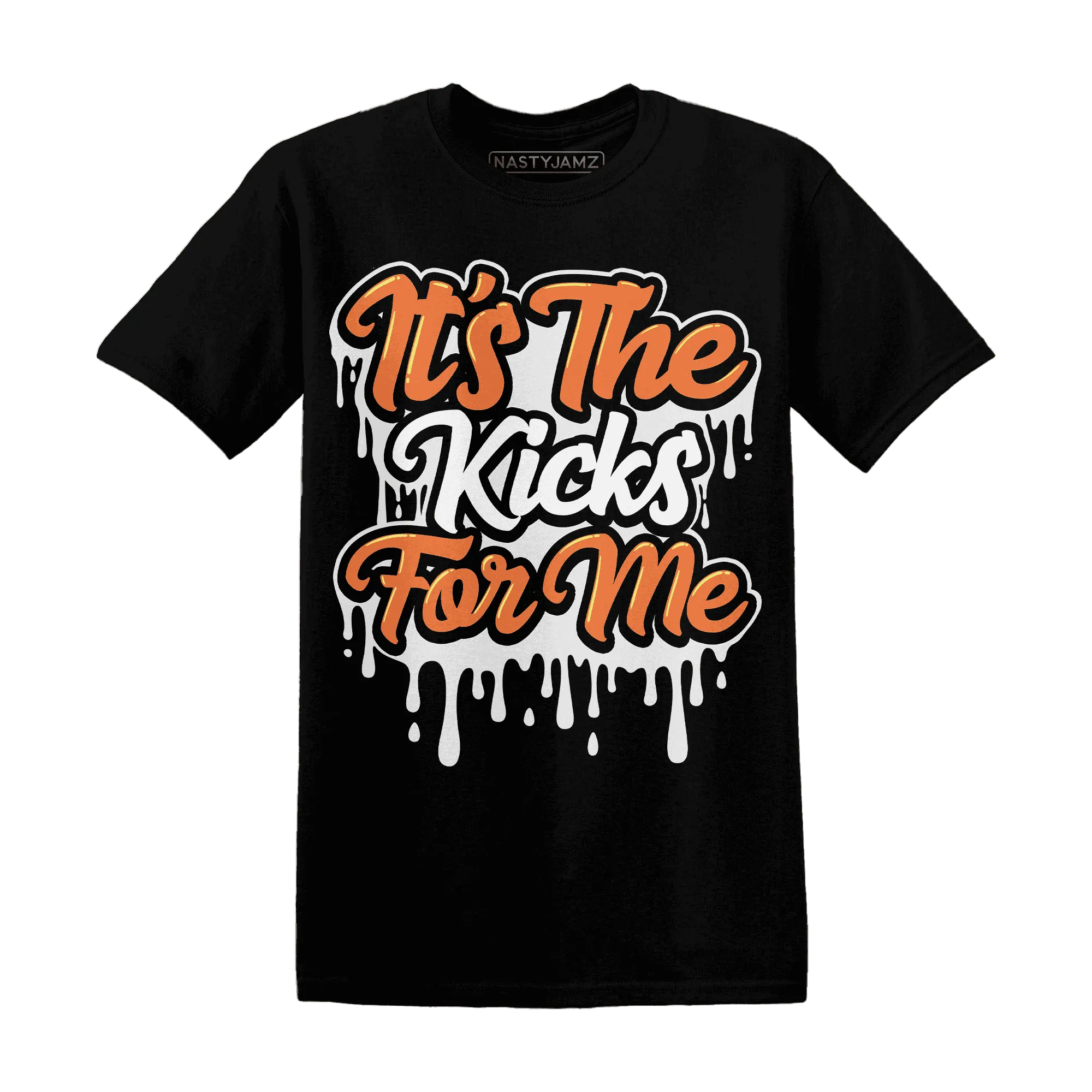 AM-TW-White-Orange-NastyJamz-T-Shirt-Match-Its-The-Kicks