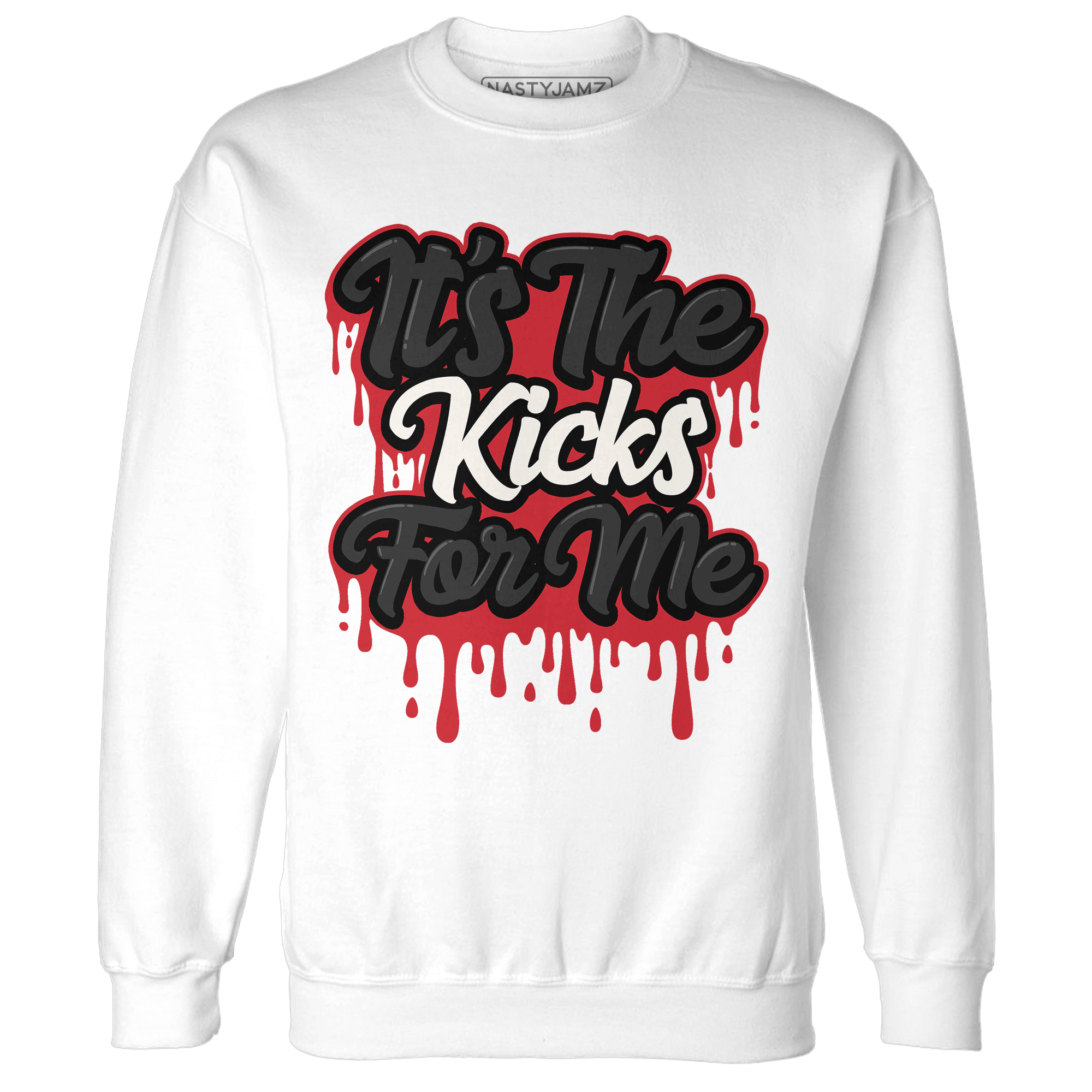 Jumman Jack University Red Sweatshirt Match Its The Kicks - NastyJamz