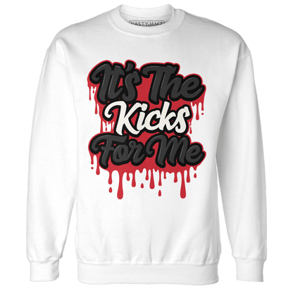 Jumman Jack University Red Sweatshirt Match Its The Kicks - NastyJamz