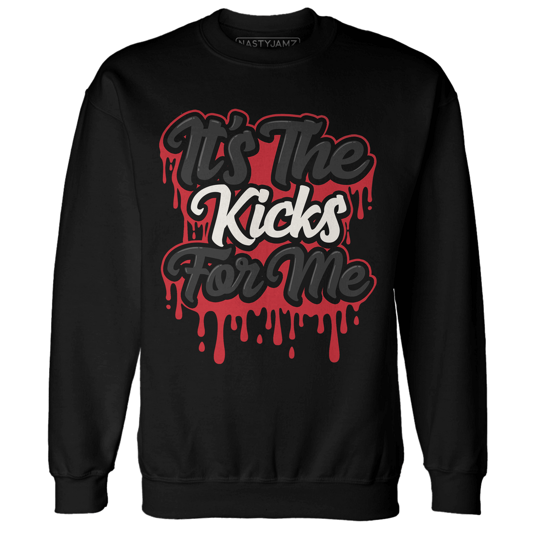 Jumman Jack University Red Sweatshirt Match Its The Kicks - NastyJamz