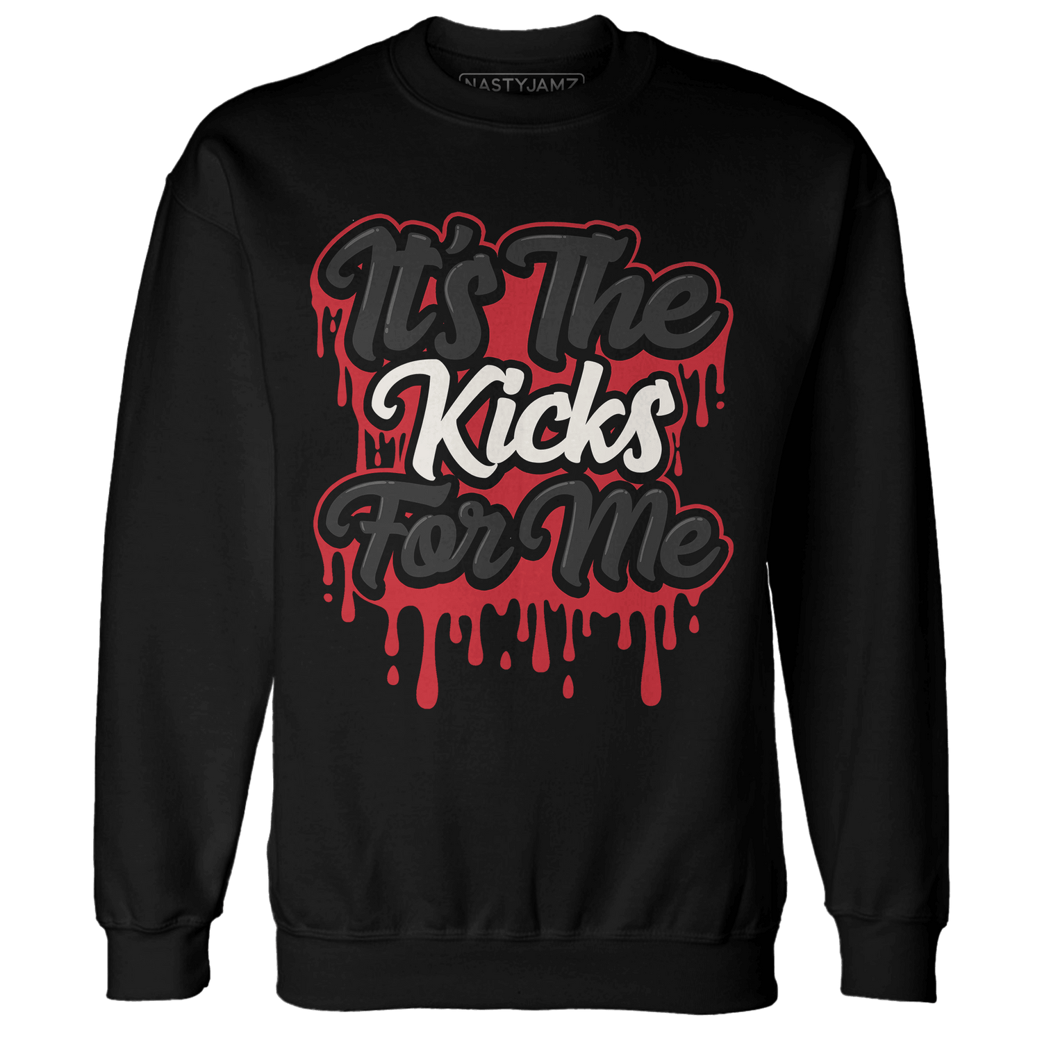 Jumman Jack University Red Sweatshirt Match Its The Kicks - NastyJamz