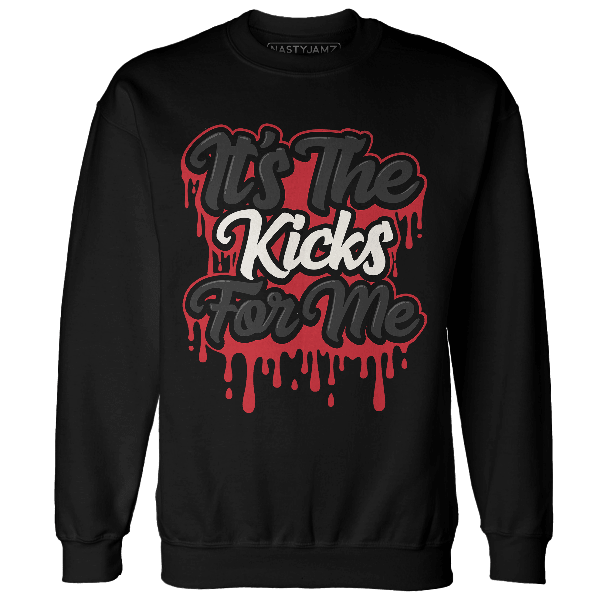 Jumman Jack University Red Sweatshirt Match Its The Kicks - NastyJamz