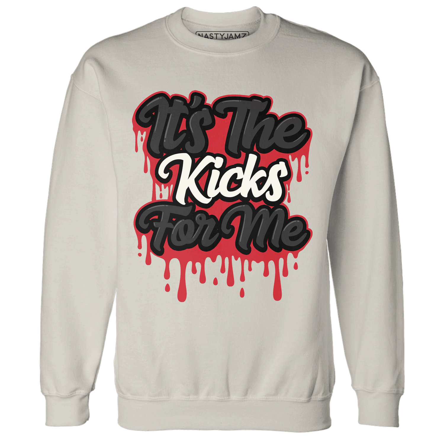 Jumman Jack University Red Sweatshirt Match Its The Kicks - NastyJamz