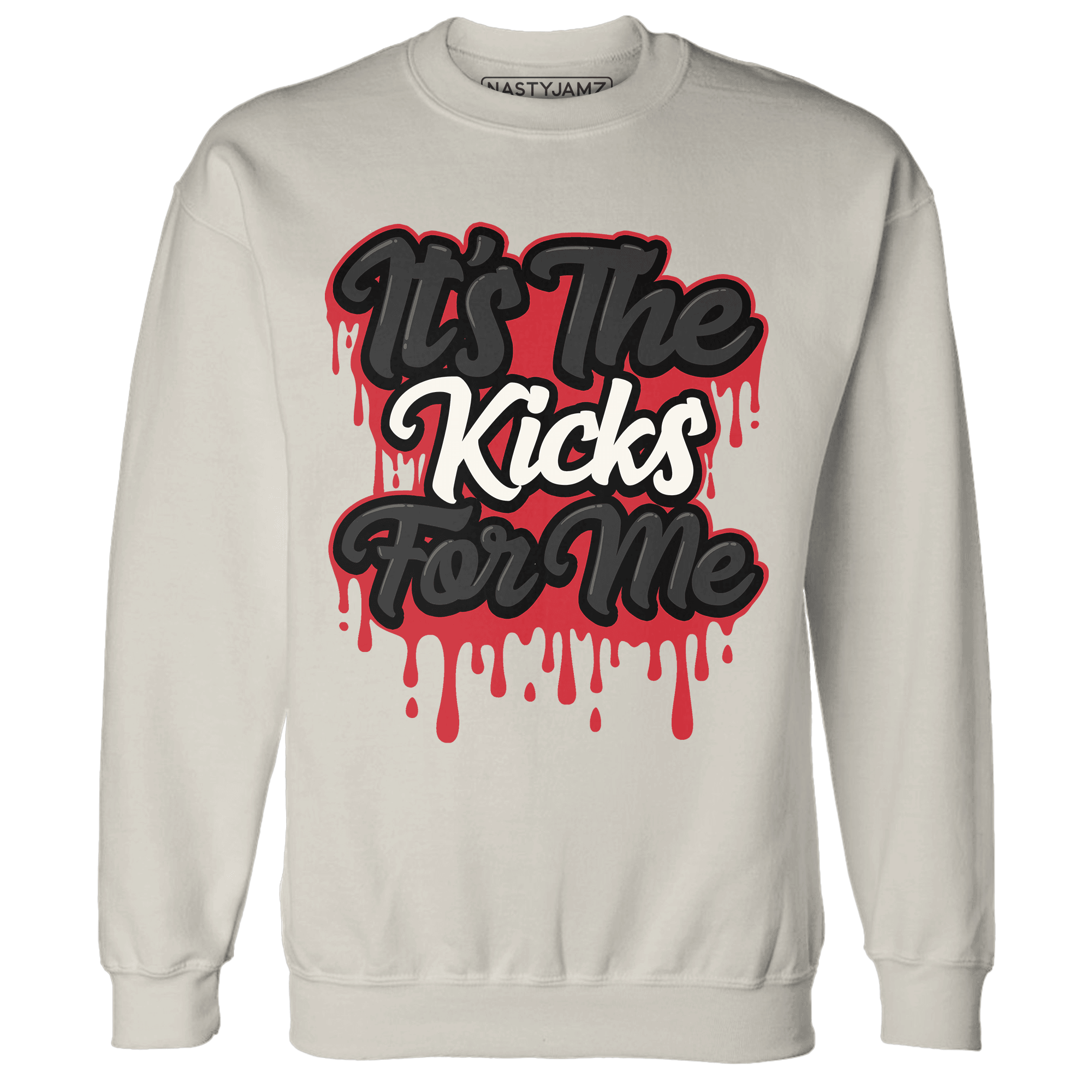 Jumman Jack University Red Sweatshirt Match Its The Kicks - NastyJamz