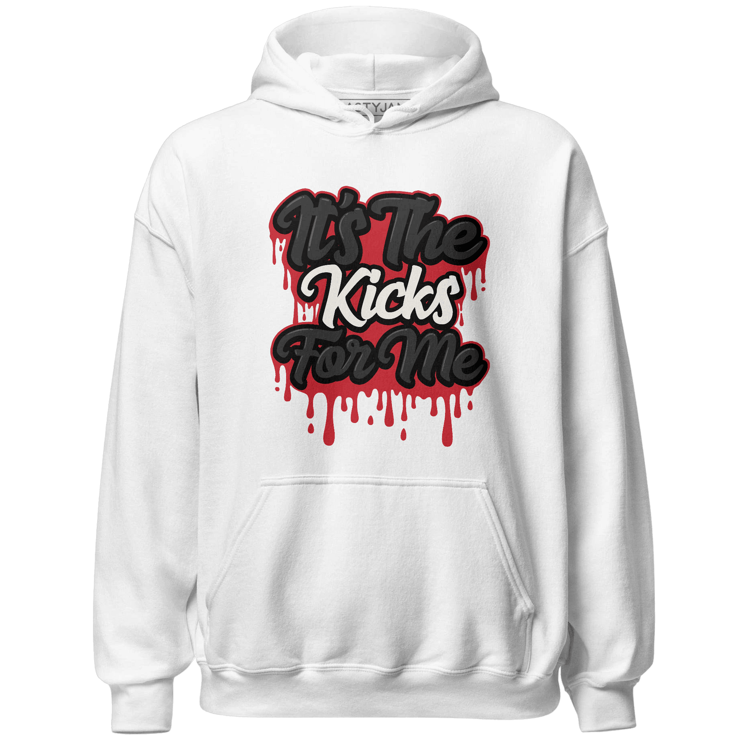 Jumman Jack University Red Hoodie Match Its The Kicks - NastyJamz