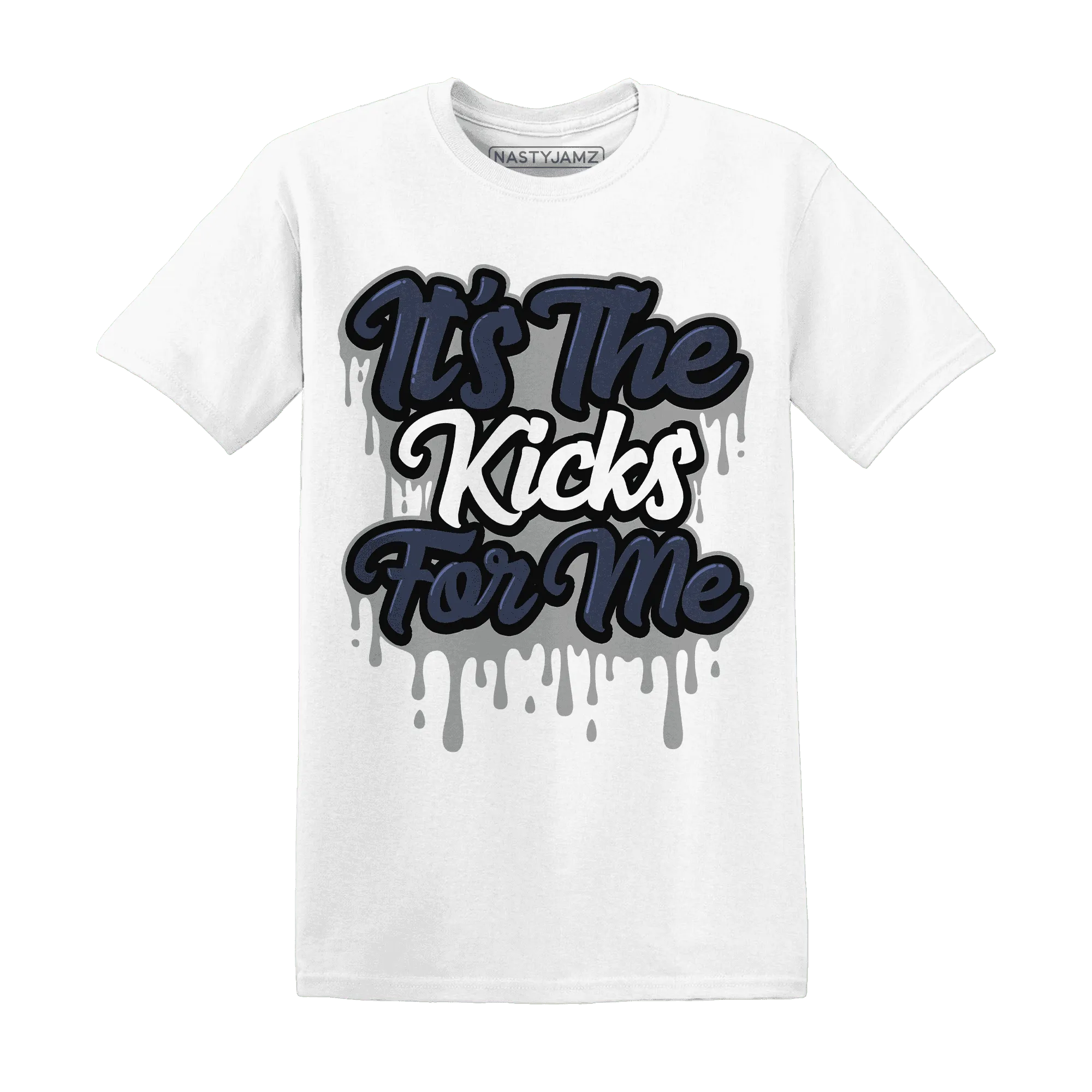 VaporMax-Plus-Midnight-Navy-White-Metallic-Silver-T-Shirt-Match-Its-The-Kicks