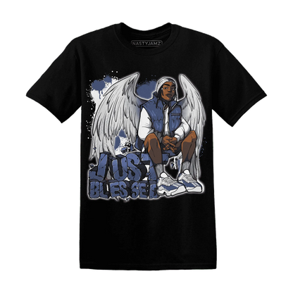 Low-Diffused-Blue-11s-T-Shirt-Match-Just-Blessed