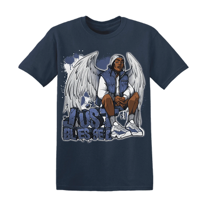 Low-Diffused-Blue-11s-T-Shirt-Match-Just-Blessed