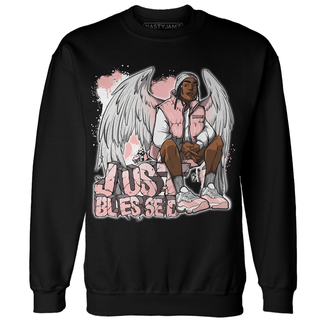 Low Legend Pink 11s Sweatshirt Match Just Blessed - NastyJamz